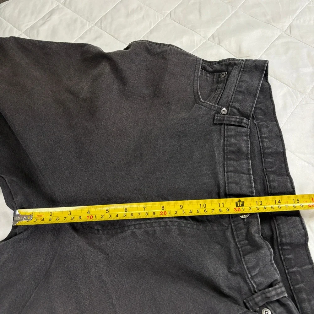 Dickies Men's‎ Carpenter Work Pants 40x32 Black Cotton Stretch Hammer Loop